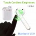 I-10 Pro Wireless Bluetooth 5.0 Earbuds Touch Control Headphones with Wireless Charging Case